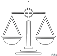 bilancia Disegni Da Colorare Stampabili